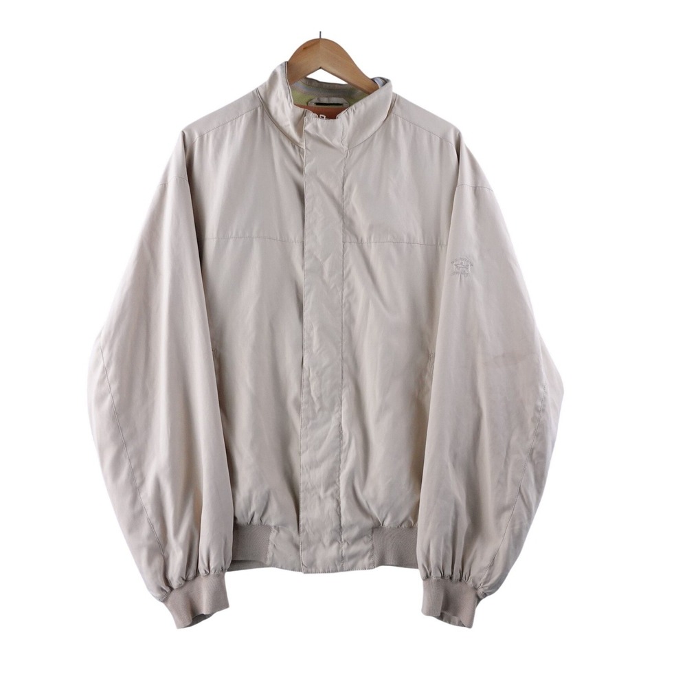 Paul & Shark Yachting‎ Mens Beige Bomber Jacket Made in Italy 2XL